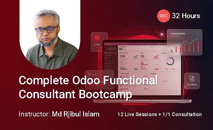 Complete Odoo Functional Consultant Bootcamp.